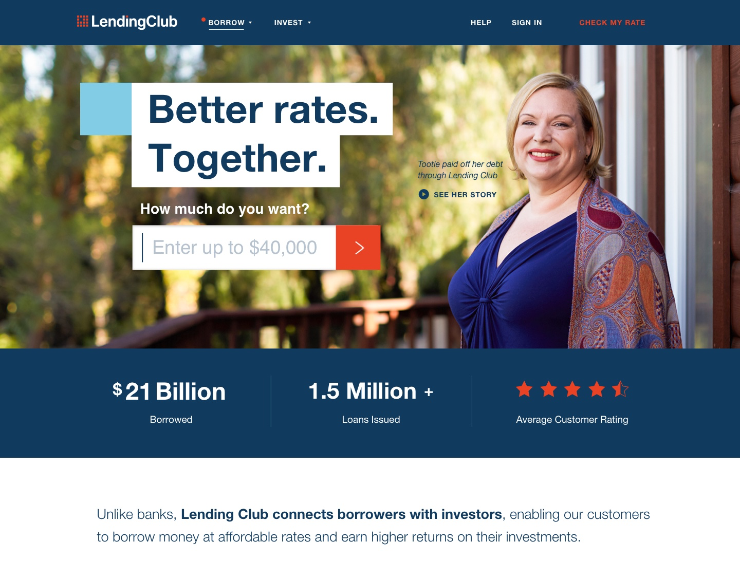 Home Hero CTA One Field